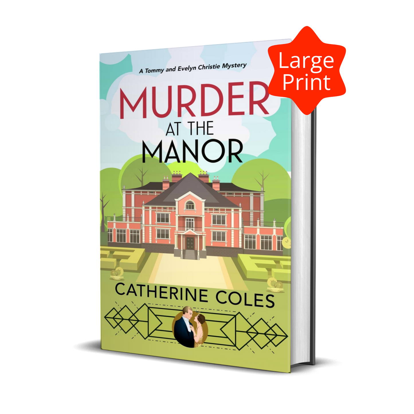 Murder at the Manor - Large Print Hardback (Tommy & Evelyn Book 1)